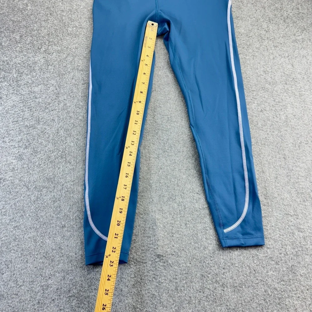 Peloton Reflective Graphic Leggings Blue Medium Women's Activewear‎ Workout Yoga